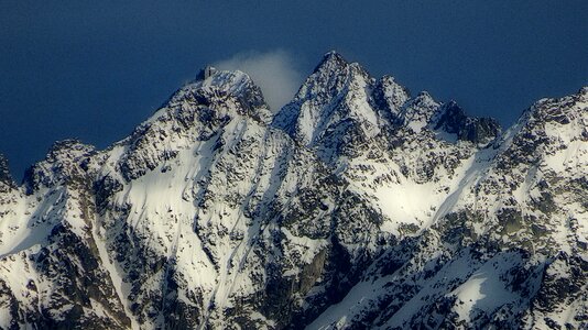 Landscape the high tatras the national park