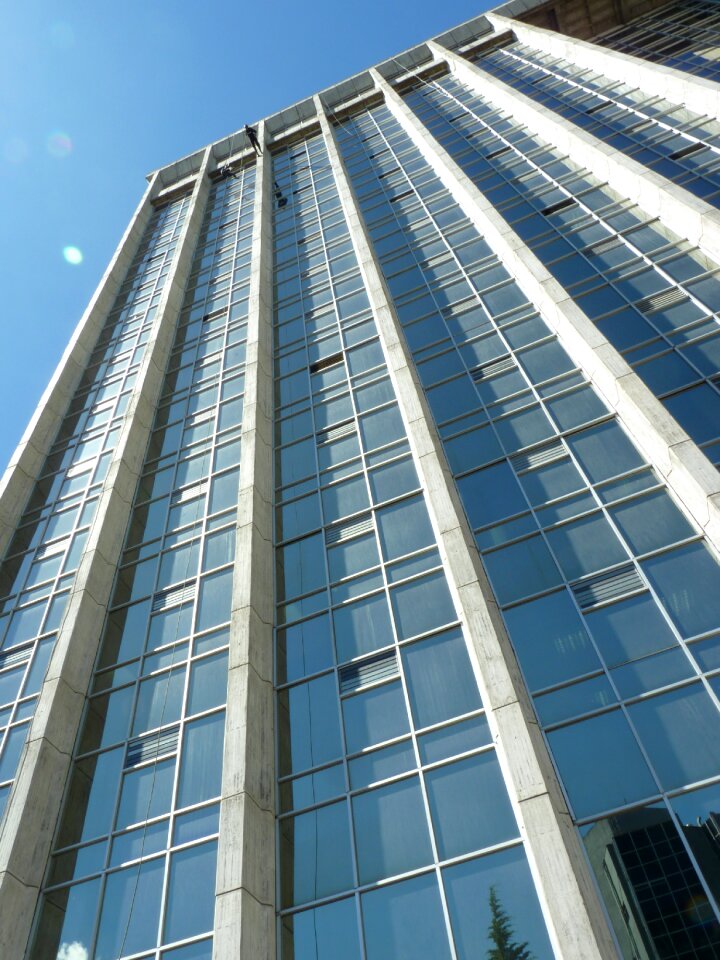 Sky blue architecture