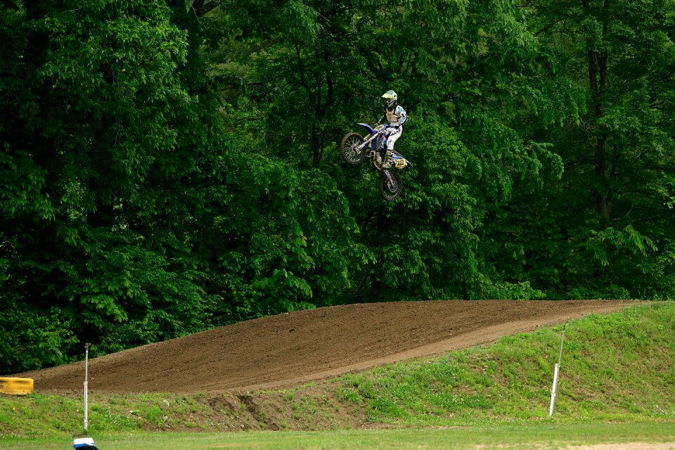 Dirt motorbike speed