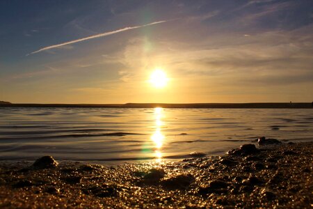 Mar sunset at night photo