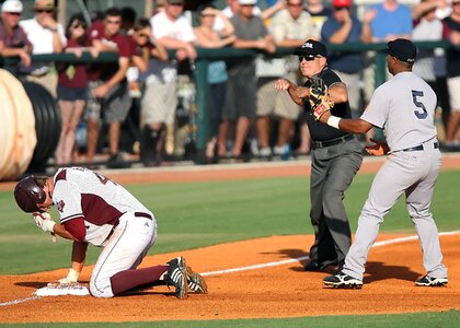 Play at third third base competition photo