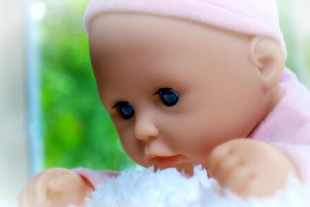 Pink baby doll cap photo