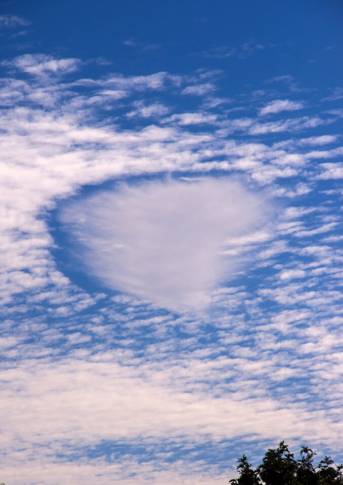 Fallstreak hole hole punch cloud bergeron process