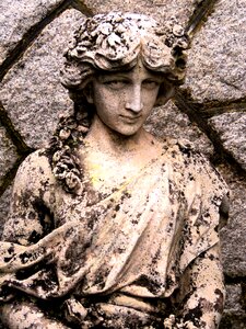 Sculpture stone greek photo