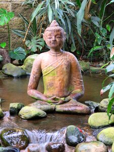 Zen spiritual sculpture photo