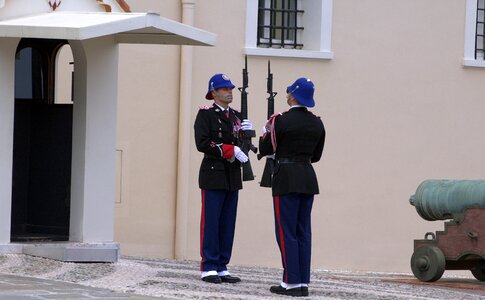 Prince castle changing of the guard soldiers
