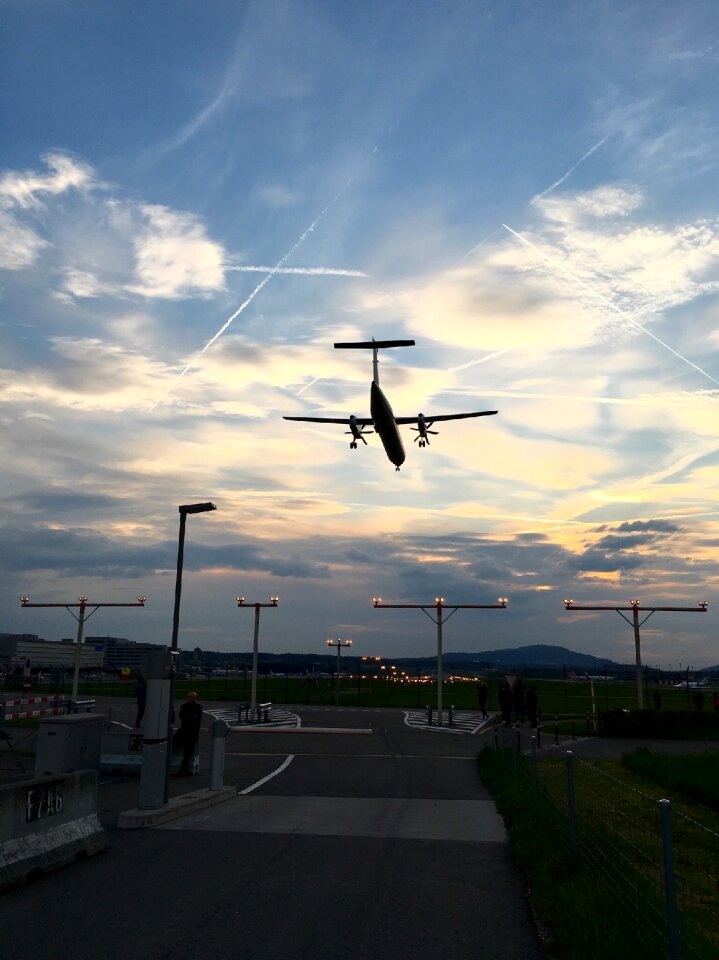 Airport zurich switzerland flying