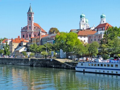 Passau towers danube