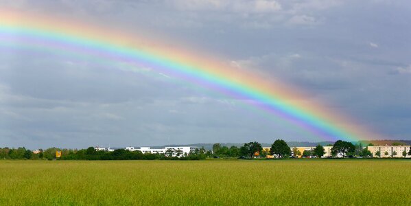 Rainbow nature arch
