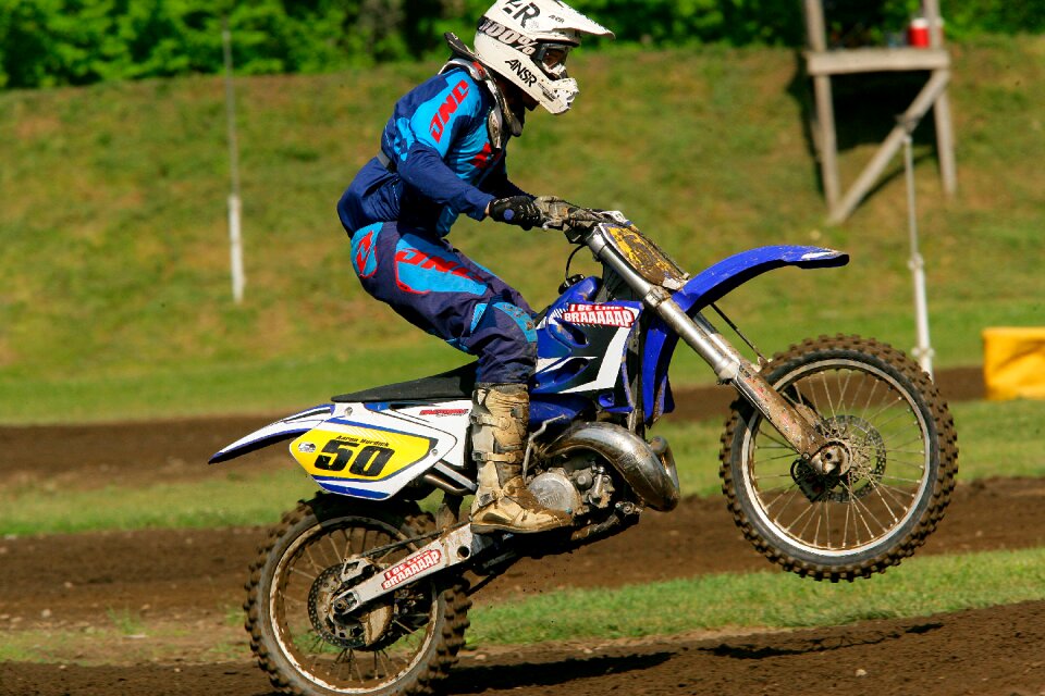 Dirt motorbike speed