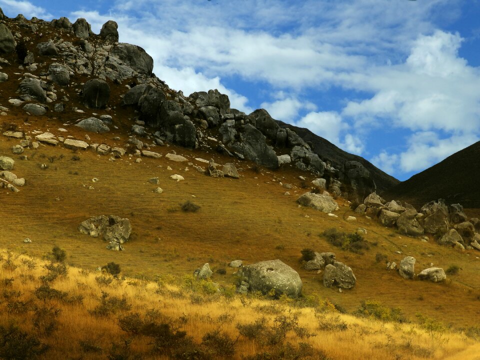 Nature landscape top view
