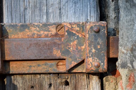 Old security locks to photo