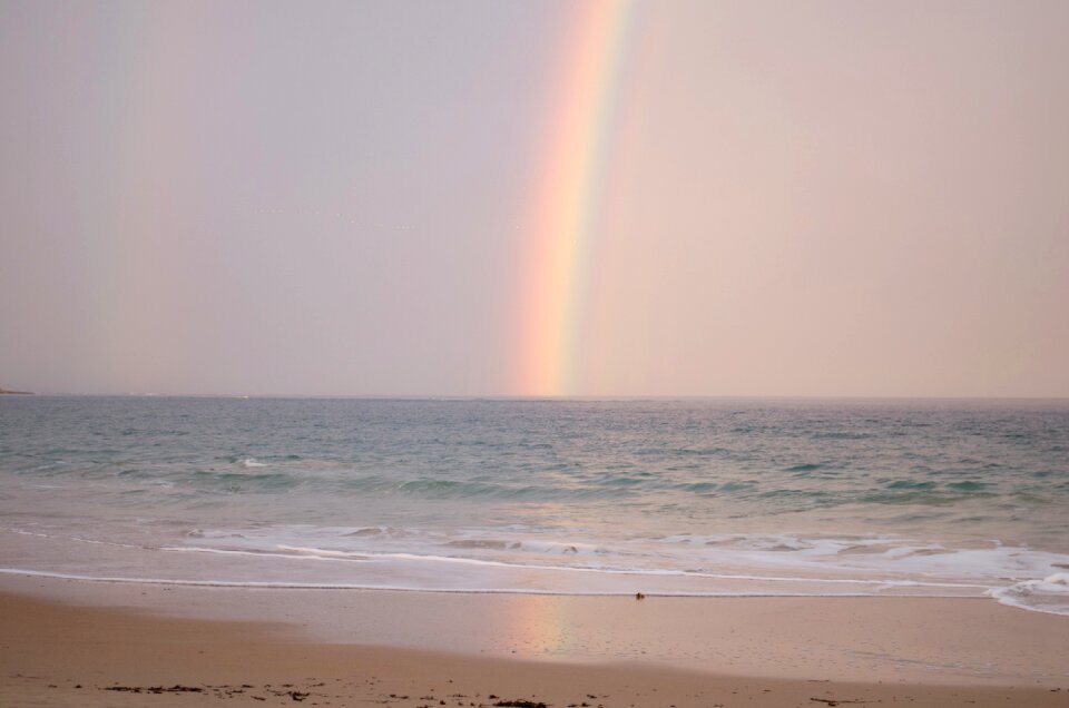 Colour sunrise sea