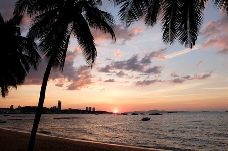 Tourism travel sunset