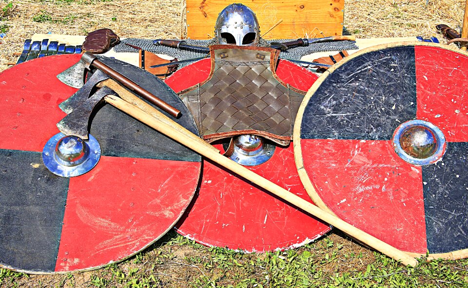 Medieval middle ages weapons