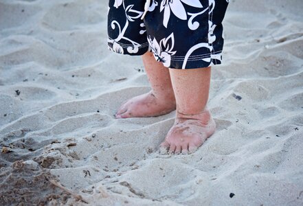 Sand beach people photo