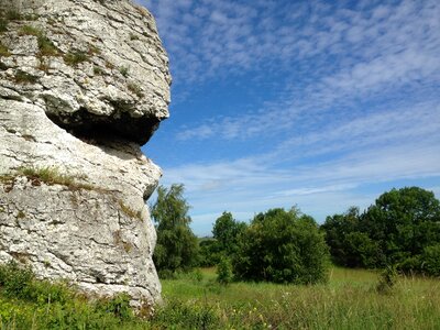 Limestone landscape poland