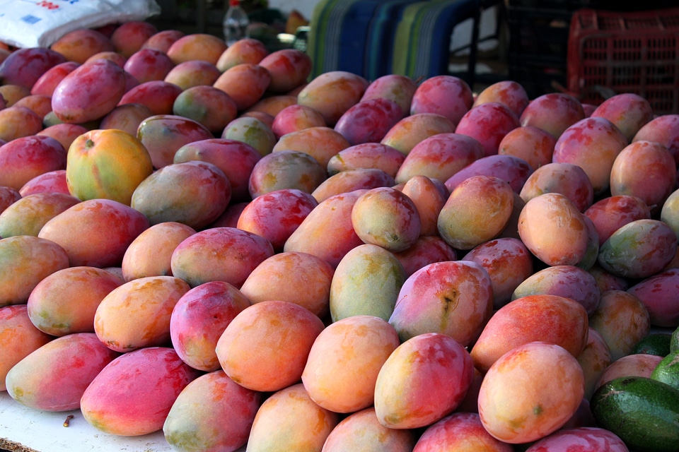 Market fruits vegetables