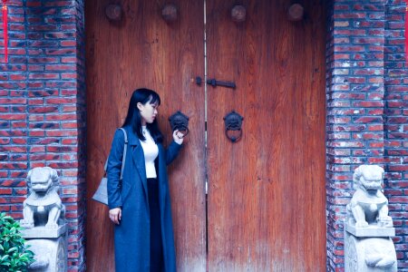 Ancient architecture traditional door