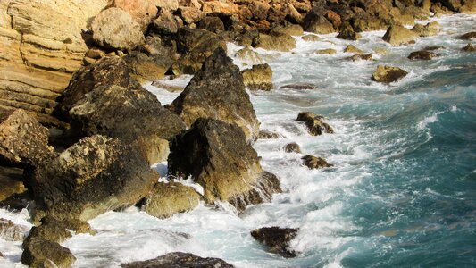 Wild rocks sea photo