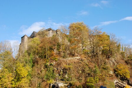 Rock old autumn