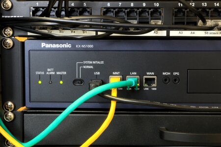 Networking hardware data processing photo