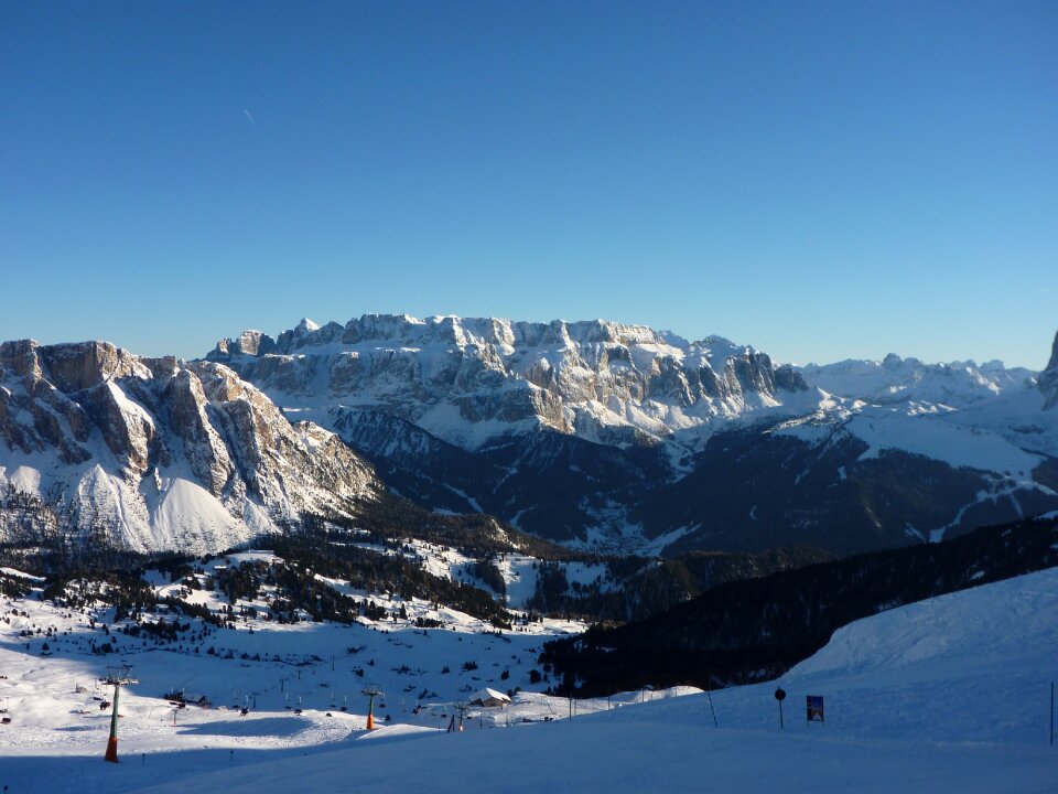 Mountains nature winter
