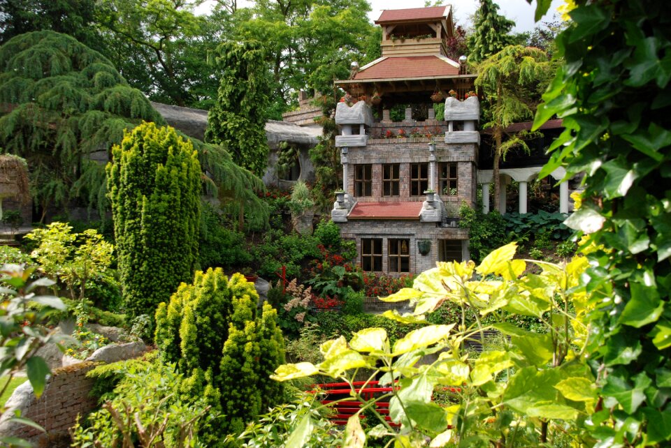 Building pagoda nature