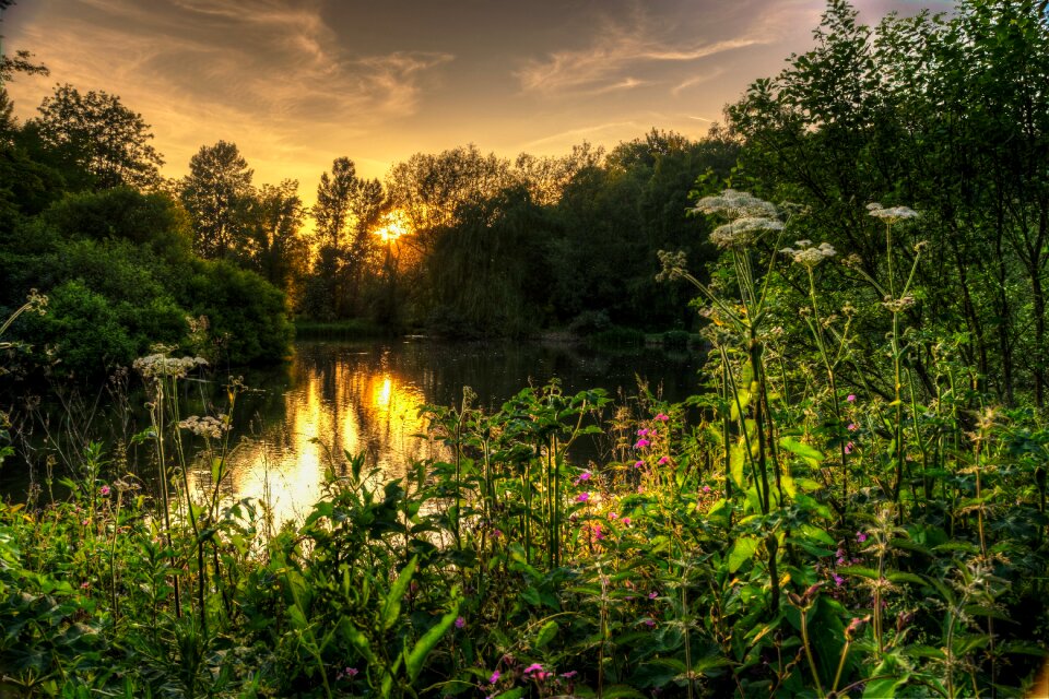 Evening peaceful