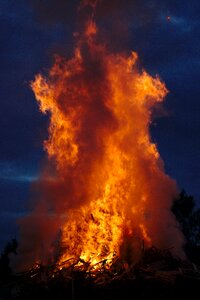 Heat clouds evening photo