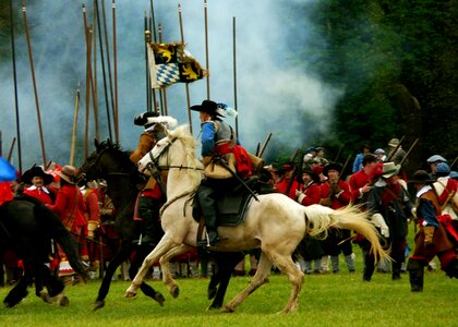 Reenactment prince rupert of the rhine