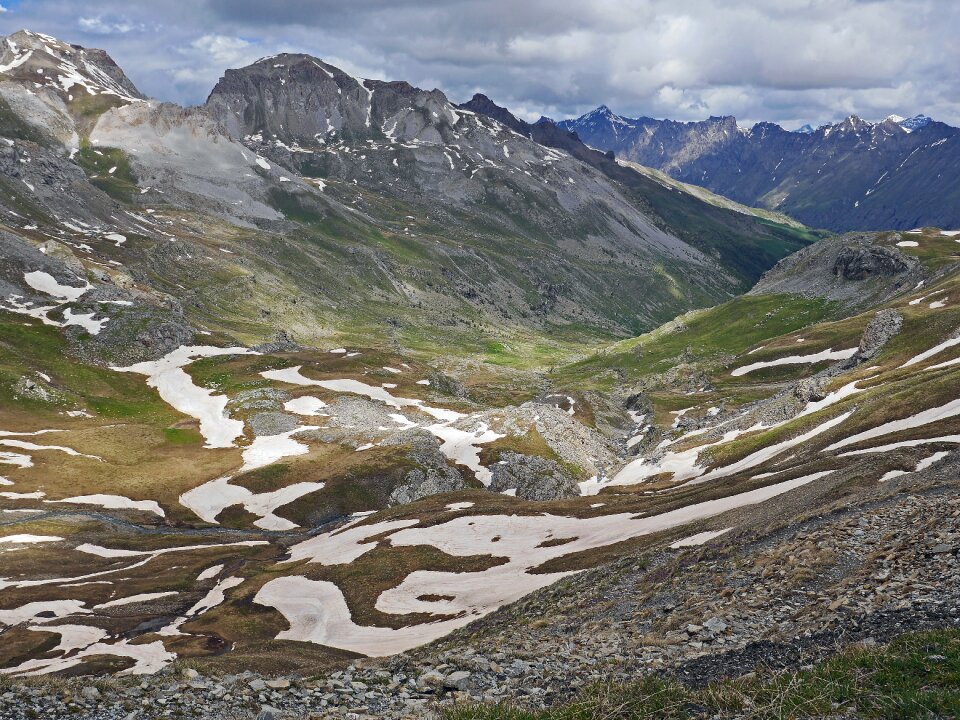 Maritime alps south of france high valley