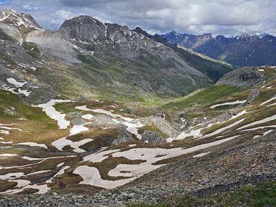 Maritime alps south of france high valley photo