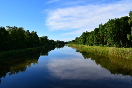 Flow nature mirroring photo