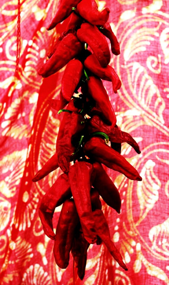 Red hot food hot pepper