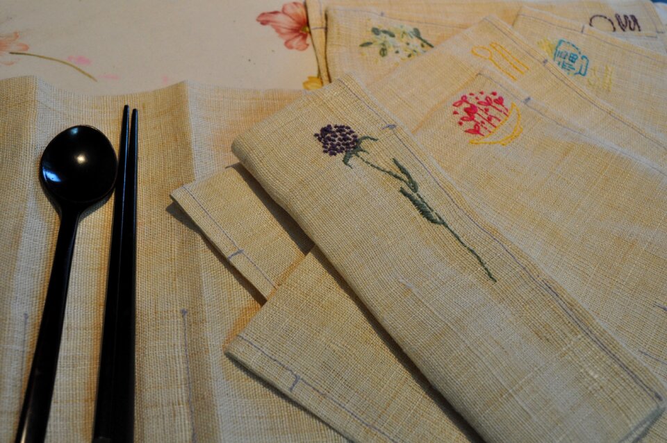 Spoon napkins fabric