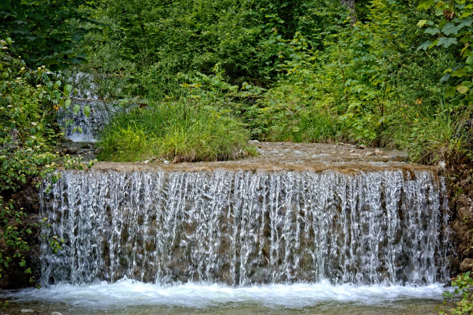 Watercourse waters splash