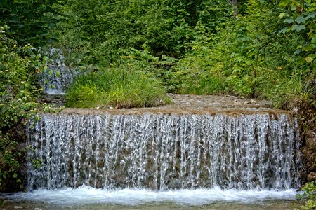 Watercourse waters splash