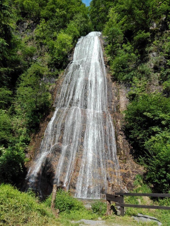 Nature waterfalls mountain