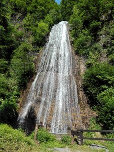Nature waterfalls mountain photo