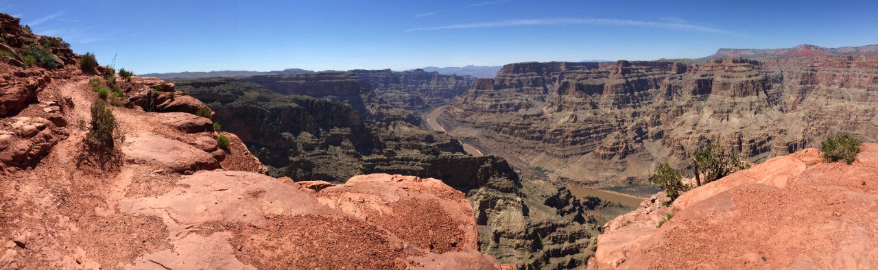 Cliff rock layers