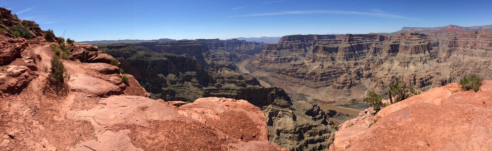 Cliff rock layers