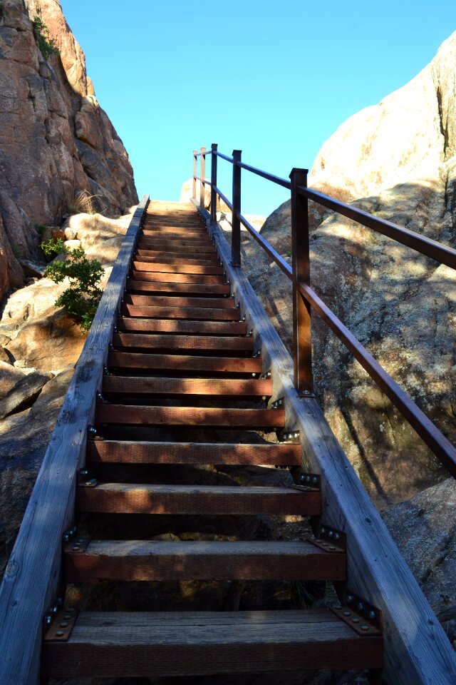 Steps rocks hiking
