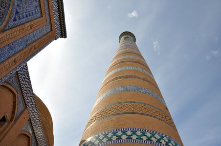 Uzbekistan khiva minaret photo