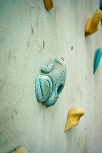 Boulder wall wall holder