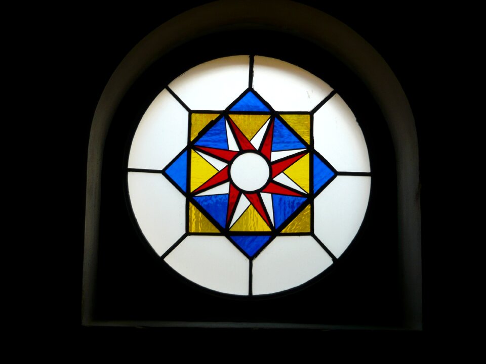 Synagogue building window