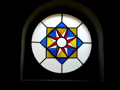 Synagogue building window
