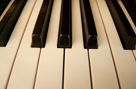 Piano keys music instrument photo