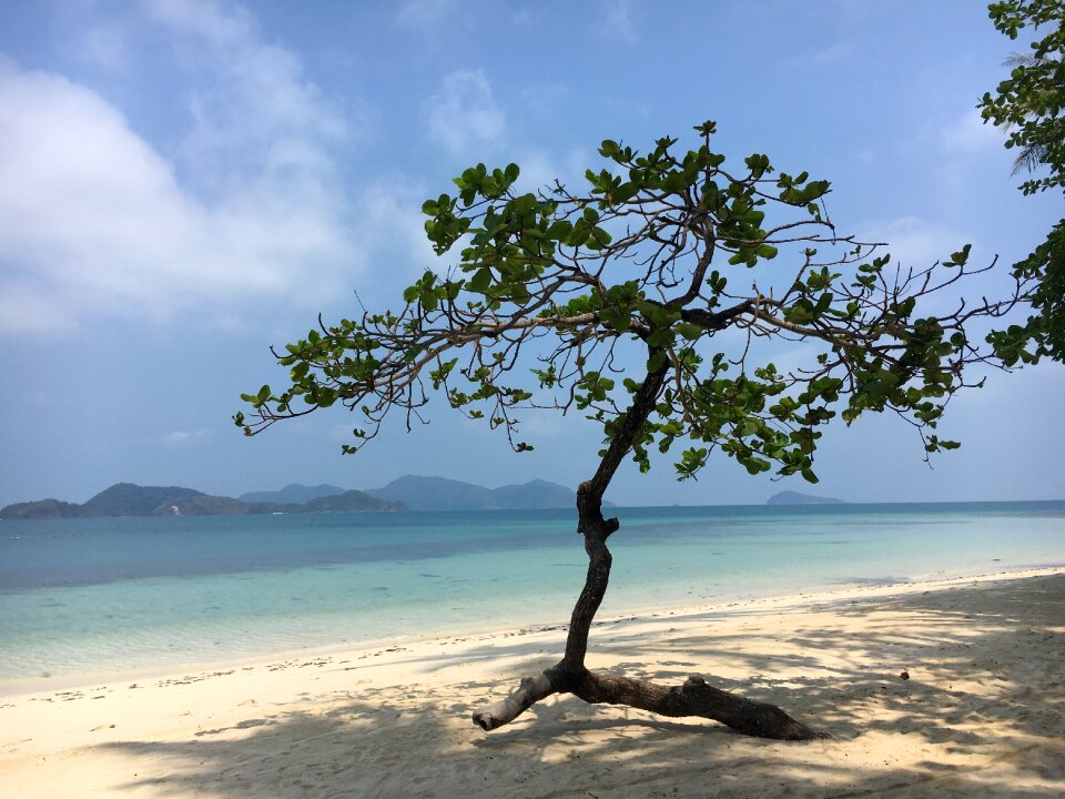 Island sea landscape