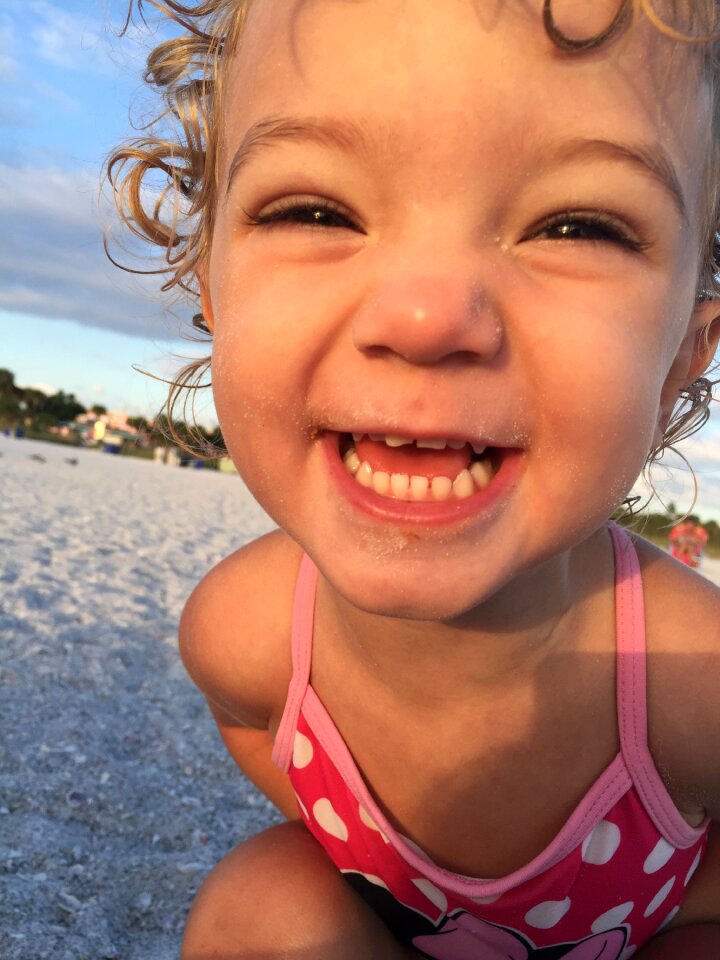 Pure happiness girl smile